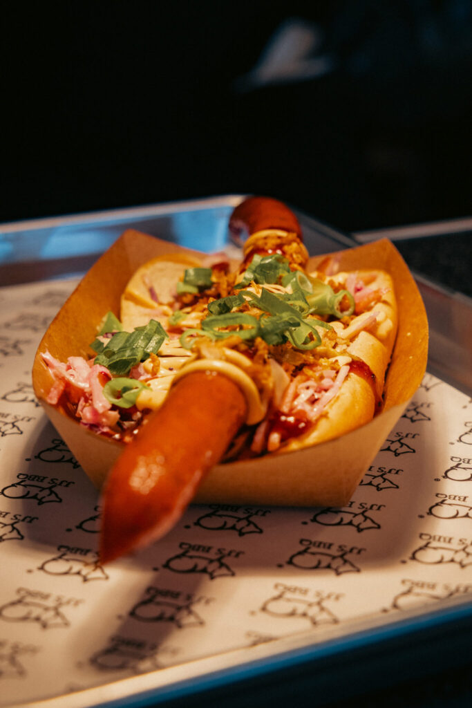 JJ’s BBQ:n hot dog