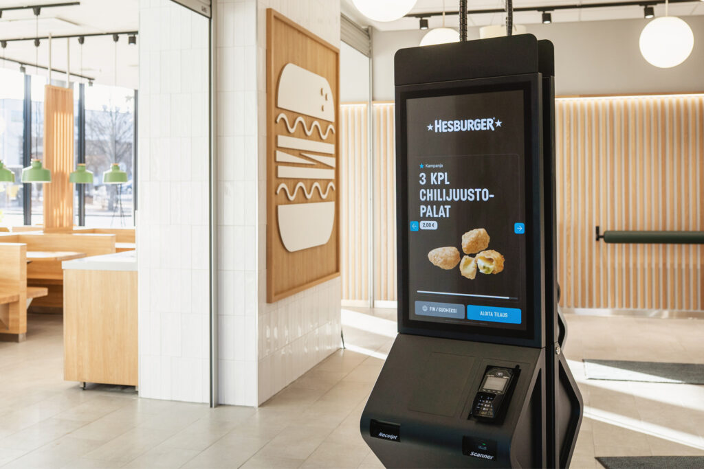 Hesburgerin tilausautomaatti